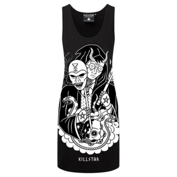 KILLSTAR Harry Potter Deathly Hallows stretch tank dress - Picture 1 of 7